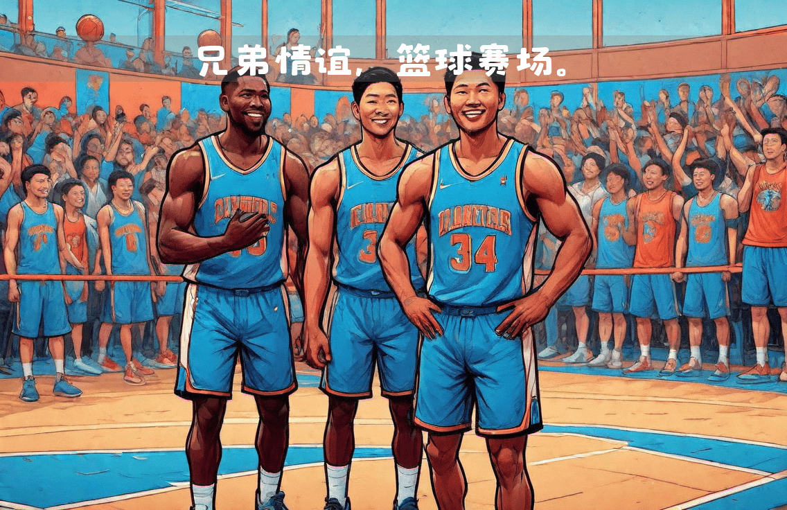 球队在全球篮球赛中打出精彩的团队配合